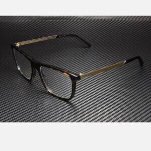 Gucci Havana Men's Eyeglasses 56mm New